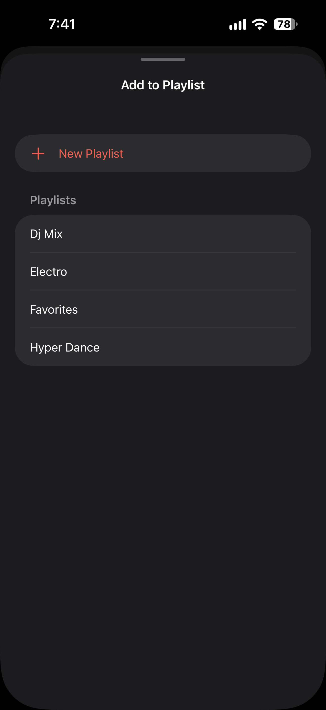 Playlist add to